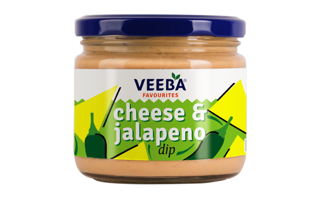 Veeba Cheese & Jalapeno Dip    Glass Jar  300 grams